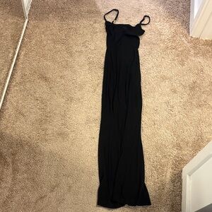 Skims Black Maxi Dress